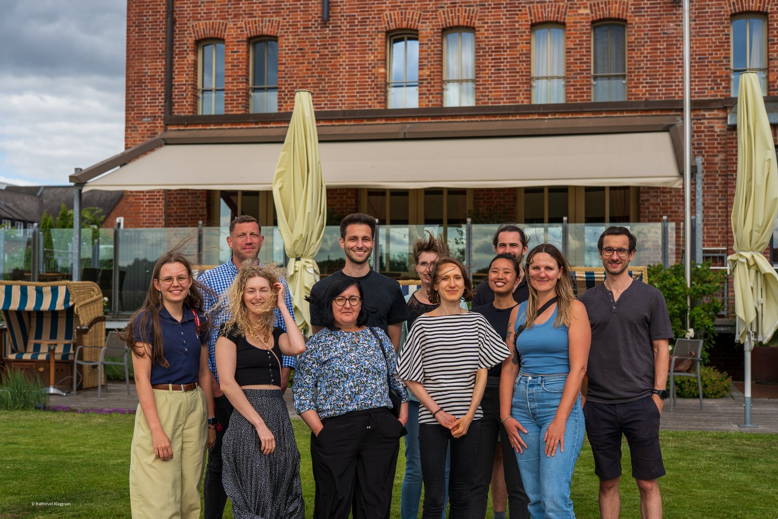 Members of the lab at the retreat in 2025